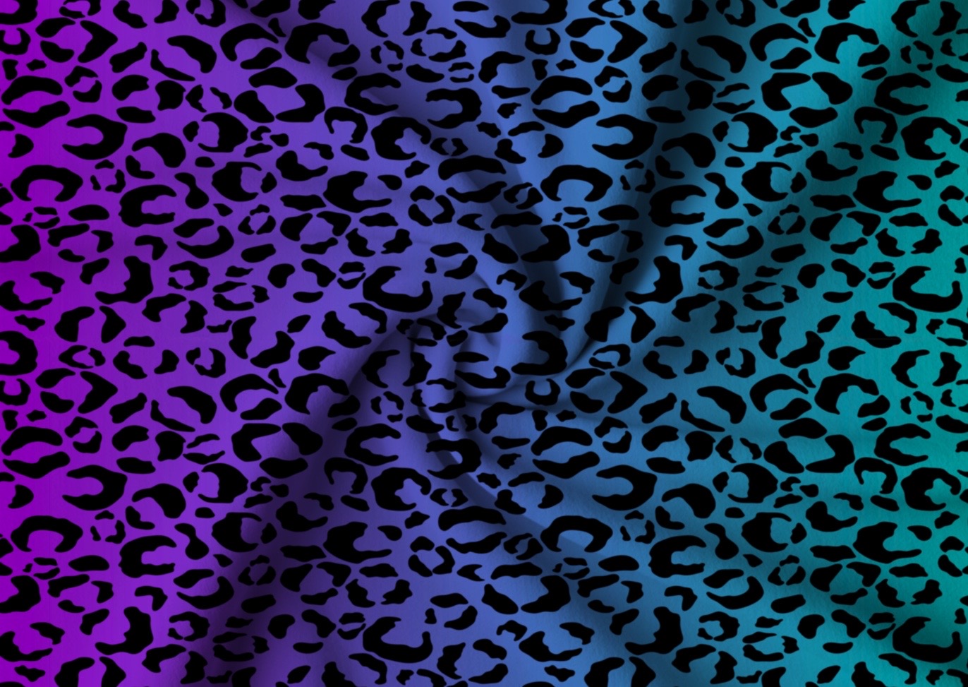 Lila blau Leo Bordüren Stoff Dauervorbestellung